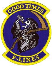 USAF 103d ATTACK SQUADRON PATCH - GOOD TIMES 9-LINES picture