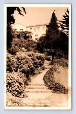 Alta Mira Hotel SAUSALITO California RPPC Vintage Zan Photo Postcard Marin 1936 picture