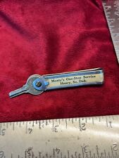 Vintage Metal Key Fob, Monty’s One-Stop Service in Henry, SD & 2 Old Ford Keys picture