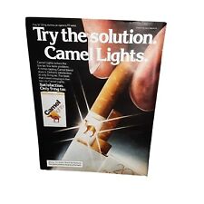 1979 Camel Lights Cigarettes Print Ad vintage 70s picture