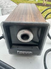 Vintage Panasonic Electric Pencil Sharpener, brown rectangular shape picture