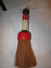 Vintage 1940’s Wooden Folk Art Americana Figure Crumb / Clothes BUTLER Brush picture