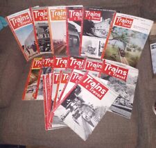 (20) 1950s Trains & Travel Magazine Lot. Nice Lot picture