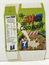Kellogg’s Ecuador Simba Cocoa Flakes Unused Mini Cereal Box 1994 picture