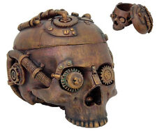 Steampunk Skull V8649 Jules Verne Goth Victorian HG Wells Cyber Punk picture