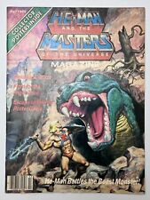 He-Man and the Masters of the Universe Magazine (Fall 1985) w/poster picture