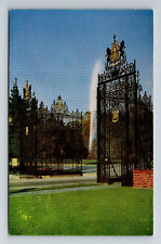 Glendale CA-California, Forest Lawn Memorial Park, Gate Area, Vintage Postcard picture