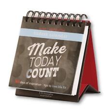 Fitlosophy 'Make Today Count' 365-Day Inspirational Perpetual Desk Calendar, Fit picture