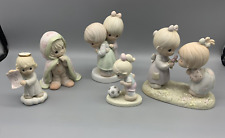 Enesco Precious Moments  Lot of 5 Figurines Friends Girl  Soccer picture