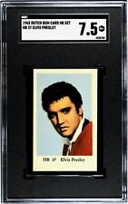 1965 Dutch Gum Card HB #37 ELVIS Presley Card * PACK FRESH * Pop 1 * NM+ SGC 7.5 picture