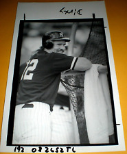 WADE BOGGS 1993 ORIGINAL PRESS PHOTO (ONLY ONE) NEW YORK YANKEES RED SOX picture