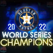 Houston Astros 2022 World Series Champions Neon Light Sign 24