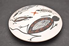 VTG Native American Jemez Pueblo PICTORIAL Pottery Seed Pot Jar Signed Toya picture