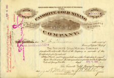 J. W. MILLER - STOCK CERTIFICATE SIGNED 04/04/1900 CO-SIGNED BY: J. K. MILLER picture