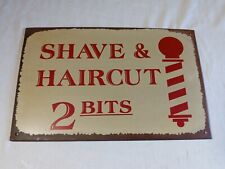Barber Shop Tin Metal Sign 