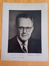 Philip Hart (d. 1976) Signed 8x10 Photo - Michigan Senator picture