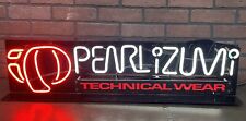 Original Pearl Izumi Large 3ft Long Red And White Neon Sign picture