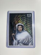 2021 Topps Star Wars Chrome Galaxy Leia Organa Wave /99 picture