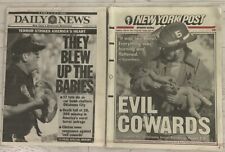 New York Daily News & New York Post Oklahoma City Bombing April 20 , 1995 Mint picture