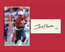 Jerry Rice Mississippi Valley State Delta Dev Signed Autograph Photo Display JSA picture