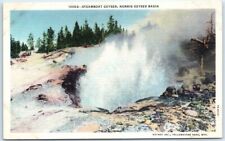 Postcard - Steamboat Geyser, Norris Geyser Basin, Wyoming, USA picture