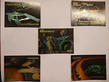 STAR TREK DEEP SPACE 9 PREMIERE 1993 SKYBOX SPECTRA-FOIL INSERT CARD SET S1-S5 picture