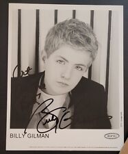 BILLY GILMAN SINGER COUNTRY MUSIC STAR 8X10 INCH PHOTO INSCRIBED CHILD STAR picture