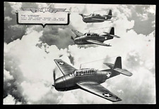 Navy Airplane Original 1940s 5x7 Photo Picture Card Military Plane 