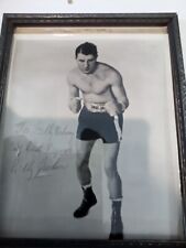 AMERICAN BOXER BILLY GRAHAM (1922-1992) ORIGINAL VINTAGE SIGNED/DEDICATED PHOTO picture