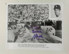 Maury Wills Autographed 8x10 Photo *Personalized LA Dodgers Legend picture