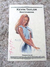 Kevin Taylor Signed Sketchbook - 2004 - Original Artwork - Autographed - Vintage picture