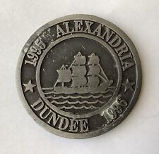 Vintage 1995 Alexandria 1996 Dundee Metal Coaster picture