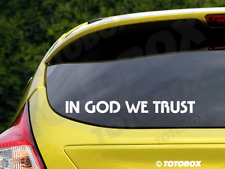 In God We Trust Decal vinyl Sticker Car Auto Window Stickers Decals picture