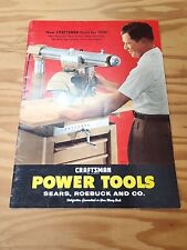 Vintage 1959 Sears and Roebuck Craftsman Tools Catalog Power Tools Advertising picture