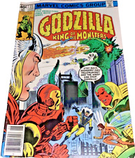 GODZILLA KING OF MONSTERS #23 MARVEL AVENGERS 1979 NEWSSTAND *Good FN picture