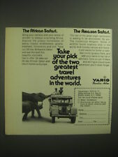 1974 Varig Airlines Ad - Take your pick of the two greatest travel adventures picture