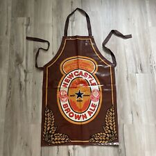 RARE Vintage NEWCASTLE BROWN ALE Vinyl Apron Brown England Hard To Find picture
