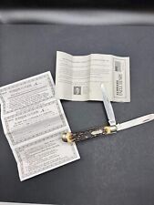 VTG Schrade 285UH Knife 95TH Anniversary Edition Trapper Inscribed NIB 3680 picture