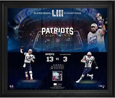 NE Patriots Framed Super Bowl LIII Champs 20