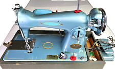 Vintage Remington Deluxe Precision Family Sewing Machine Japan Turquoise Sew picture