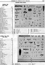 1950 Print Ad of Stevens Model 325 325A 325B 76A 076A 87A 087A Rifle Parts List picture