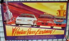 1989 Pontiac Dealer Poster Trans Am Indy 500 & Grand Prix Daytona Pace Car Petty picture