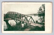 Northfield MA-Massachusetts, Schell Memorial Bridge, Antique Vintage Postcard picture