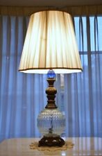 Mid-Century Hollywood Regency Table Lamp Two Globes W/ Night Light Works Beauty picture
