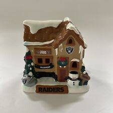 Vintage Forever Collectibles Oakland Raiders NFL Christmas House Village picture