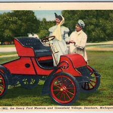 c1950s Dearborn, MI 1903 Cadillac Runabout Touring Car Henry Ford Museum PC A203 picture