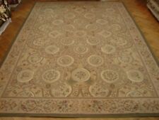 10x14 Aubusson wool Complex Composition Handmade Beige Flat Weave new rug picture