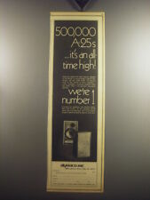 1974 Dynaco A-25 Speakers Ad - 500,000 A-25s .. it's an all-time high picture