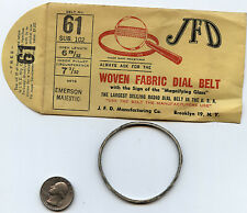 NOS MAJESTIC EMERSON Radio Tuning Dial Belt JFD #61 NOS Fabric Cord Woven Fabric picture