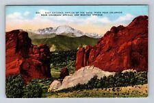 Pikes Peak CO- Colorado, East Gateway, Garden Of The Gods, Vintage Postcard picture